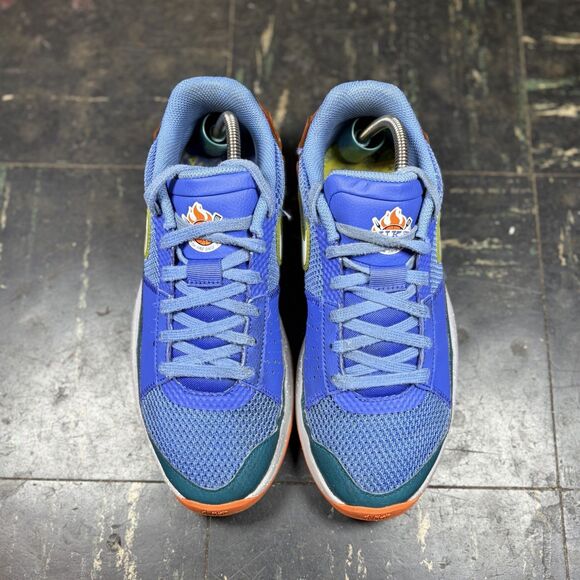 Nike Ja Morant 1 Backyard BBQ SE Blue Low Basketball Shoes FN4398-400 Kids Sz 6Y - Picture 3 of 6